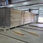 VacuPress12000 Lumber pile